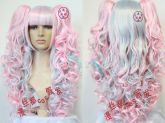 Cosplay peruca partida de Lolita